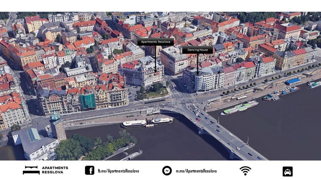 Apartments Resslova By The Dancing House Praag Buitenkant foto